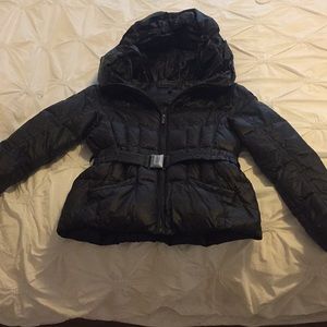 Bcbg black puffer jacket size small